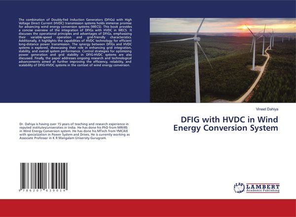 Produktbild: DFIG with HVDC in Wind Energy Conversion System