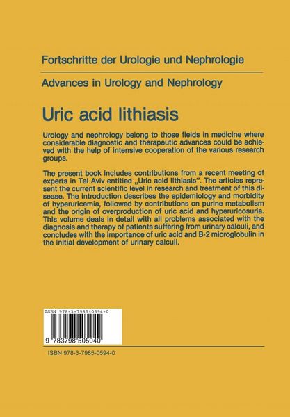 Produktbild: Uric acid lithiasis