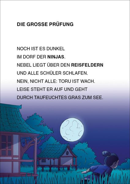 Produktbild: Lesel&ouml;wen 2. Klasse - Die gro&szlig;e Ninja-Pr&uuml;fung (Gro&szlig;buchstabenausgabe)