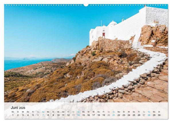 Produktbild: Patmos - Die heilige Insel (Wandkalender 2026 DIN A2 quer), CALVENDO Monatskalender
