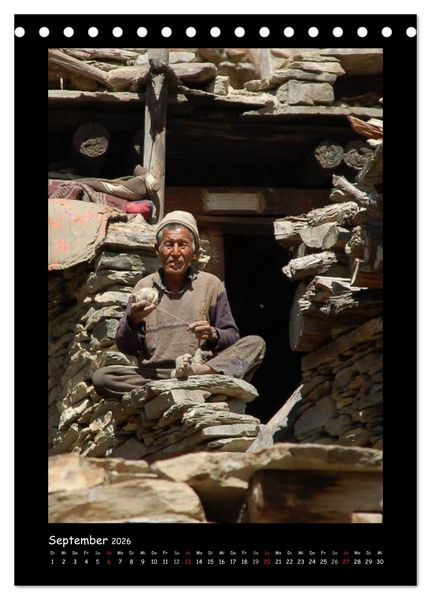 Produktbild: Nepal - Gesichter eines Landes (Tischkalender 2026 DIN A5 hoch), CALVENDO Monatskalender