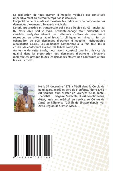 Produktbild: Conformit&eacute; des demandes d'examens d'imagerie m&eacute;dicale