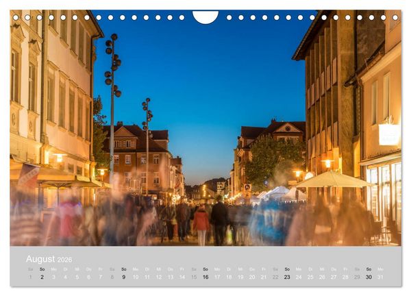 Produktbild: Hugenottenstadt Erlangen 2026 (Wandkalender 2026 DIN A4 quer), CALVENDO Monatskalender