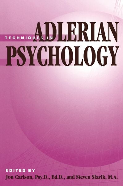 Produktbild: Techniques In Adlerian Psychology