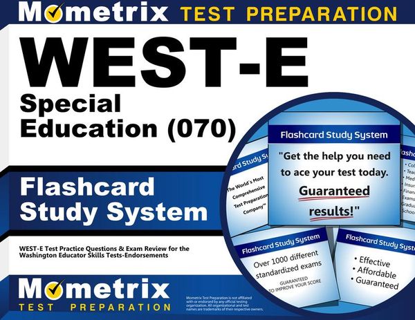 Produktbild: West-E Special Education (070) Flashcard Study System