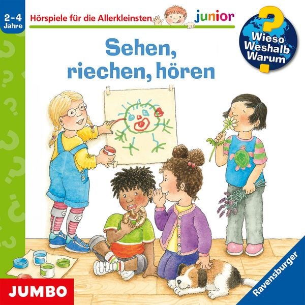 Produktbild: Sehen, riechen, h&ouml;ren (Wieso? Weshalb? Warum? junior, Folge 36)
