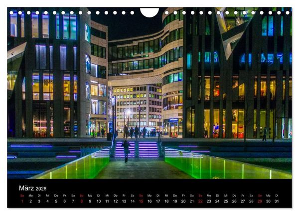 Produktbild: D&uuml;sseldorf - Impressionen (Wandkalender 2026 DIN A4 quer), CALVENDO Monatskalender