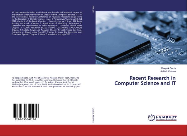 Produktbild: Recent Research in Computer Science and IT