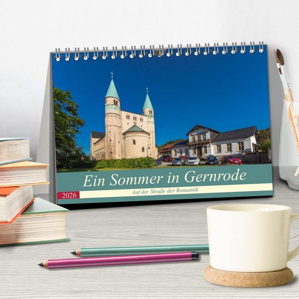 Produktbild: Ein Sommertag in Gernrode (Tischkalender 2026 DIN A5 quer), CALVENDO Monatskalender