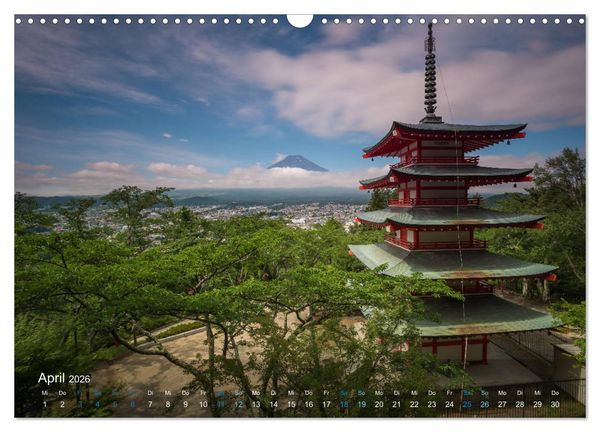 Produktbild: Japan - Im Land der aufgehenden Sonne (Wandkalender 2026 DIN A3 quer), CALVENDO Monatskalender
