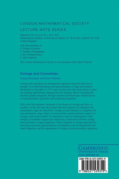 Produktbild: Corings and Comodules