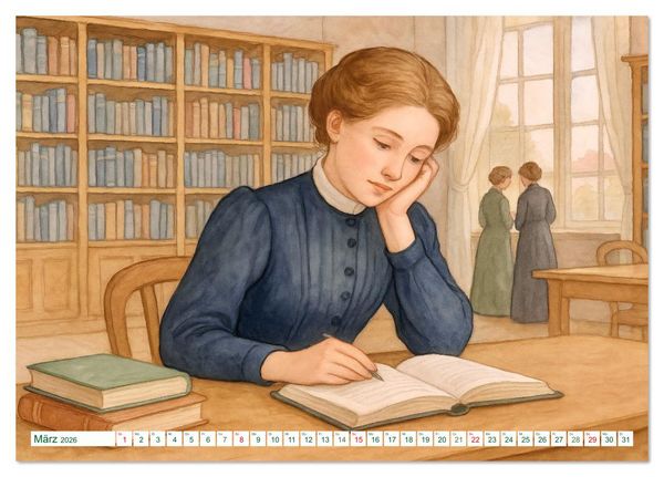 Produktbild: Selma Lagerl&ouml;f (Tischkalender 2026 DIN A5 quer), CALVENDO Monatskalender