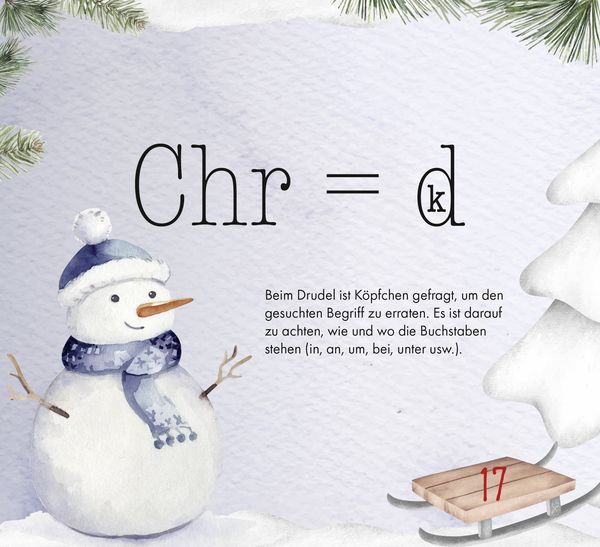Produktbild: 24 x ultimativer R&auml;tselspa&szlig; f&uuml;r den Advent