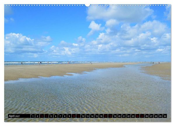 Produktbild: Entlang der Nordseek&uuml;ste (hochwertiger Premium Wandkalender 2027 DIN A2 quer), Kunstdruck in Hochglanz