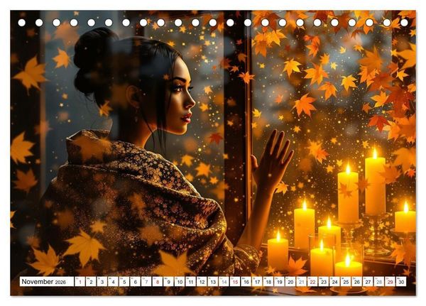 Produktbild: Lichtgefl&uuml;ster (Tischkalender 2026 DIN A5 quer), CALVENDO Monatskalender