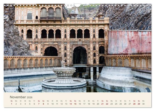 Produktbild: Rajasthan - Architektur im Land der K&ouml;nige (Wandkalender 2026 DIN A3 quer), CALVENDO Monatskalender