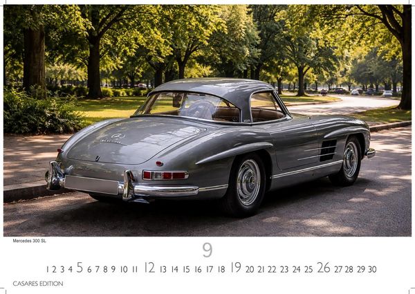Produktbild: Mercedes Classic Cars Kalender 2027 &ndash; Wandkalender | Fotokalender Oldtimer 24x35cm - Mercedes Oldtimer - Eleganz & Geschichte im Kalenderformat