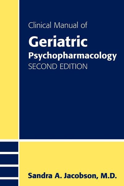 Produktbild: Clinical Manual of Geriatric Psychopharmacology