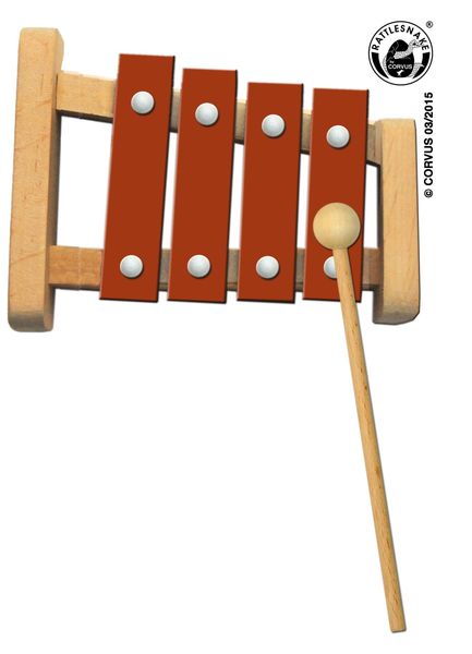 Produktbild: Corvus A600284 - Rattlesnake, Akkord-Glockenspiel Set 3G, Xylophon