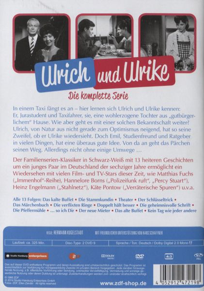 Produktbild: Ulrich und Ulrike - Die komplette Serie [2 DVDs]