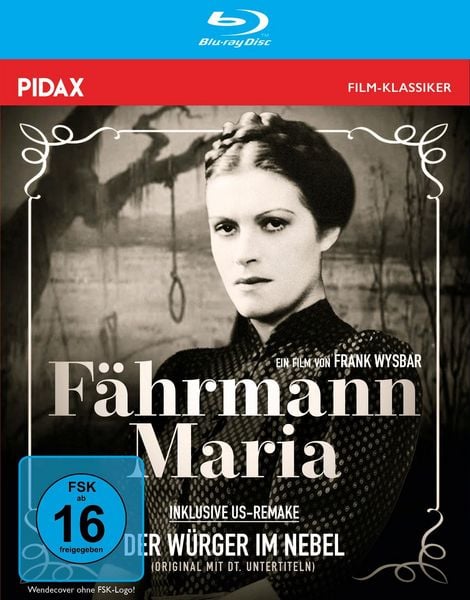 Produktbild: F&auml;hrmann Maria / Lange gesuchter deutscher Gruselklassiker + Bonusfilm: US-Remake &bdquo;Der W&uuml;rger im Nebel&ldquo; (OmU) (Pidax Film-Klassiker)