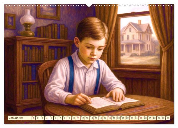 Produktbild: John Steinbeck (Wandkalender 2026 DIN A2 quer), CALVENDO Monatskalender
