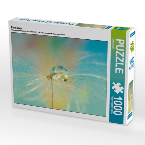 CALVENDO Puzzle Blue Drop | 1000 Teile Lege-Größe 64x48cm Foto-Puzzle für glückliche Stunden