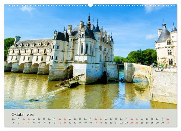 Produktbild: Frankeichs Bauwerke - Schl&ouml;ser und Burgen in der Grand Nation (Wandkalender 2026 DIN A2 quer), CALVENDO Monatskalender