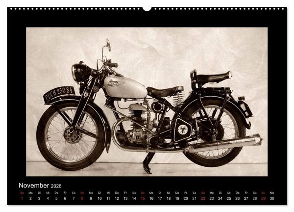 Produktbild: Motorrad Oldtimer aus &Ouml;sterreich (hochwertiger Premium Wandkalender 2026 DIN A2 quer), Kunstdruck in Hochglanz