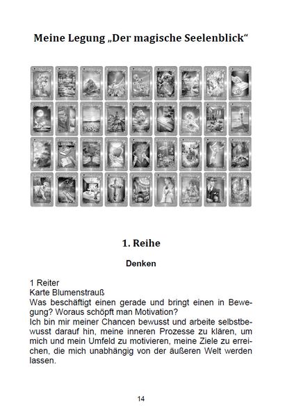 Produktbild: Der magische Seelenblick mit den Lenormandkarten