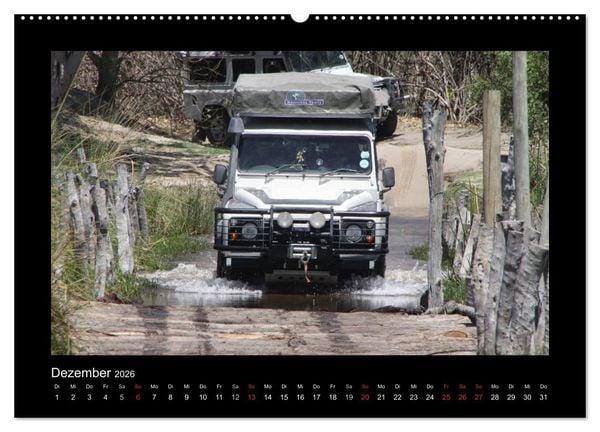 Produktbild: Land Rover Defender - Unterwegs in Afrika (Wandkalender 2026 DIN A2 quer), CALVENDO Monatskalender