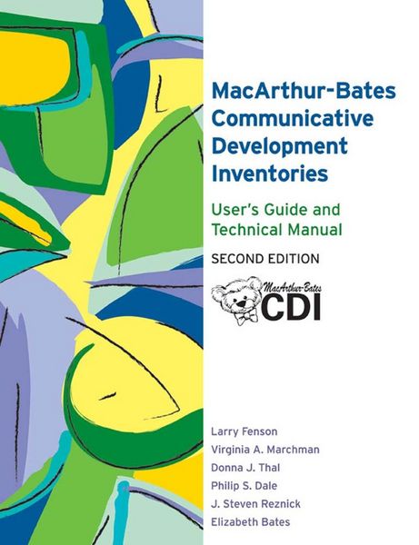 Produktbild: The Macarthur-Bates Communicative Development Inventories User's Guide and Technical Manual