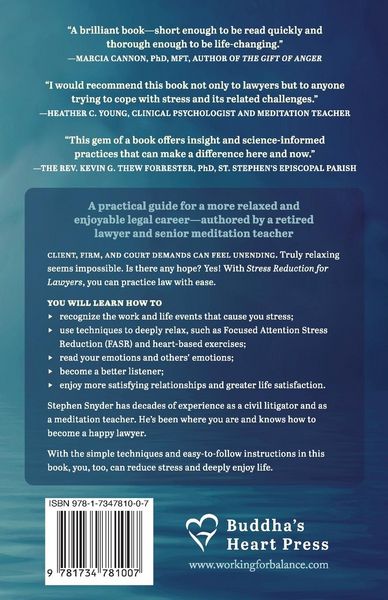 Produktbild: Stress Reduction for Lawyers, Law Students, and Legal Professionals
