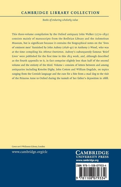 Produktbild: Letters Written by Eminent Persons in the Seventeenth and Eighteenth Centuries - Volume 1