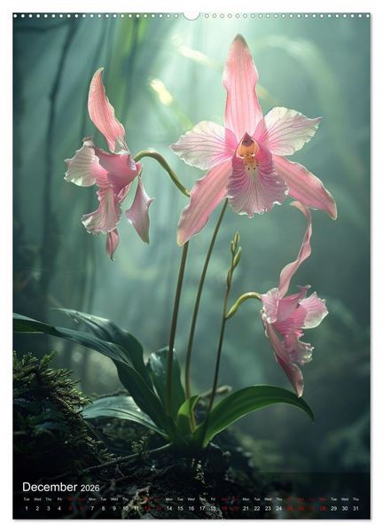 Produktbild: Ethereal Orchids (Wall Calendar 2026 DIN A2 portrait), CALVENDO 12 Month Wall Calendar