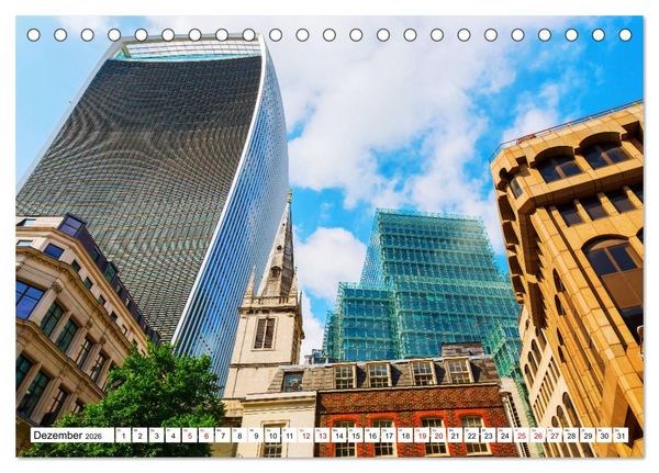 Produktbild: Architektonische Zeitspr&uuml;nge (Tischkalender 2026 DIN A5 quer), CALVENDO Monatskalender