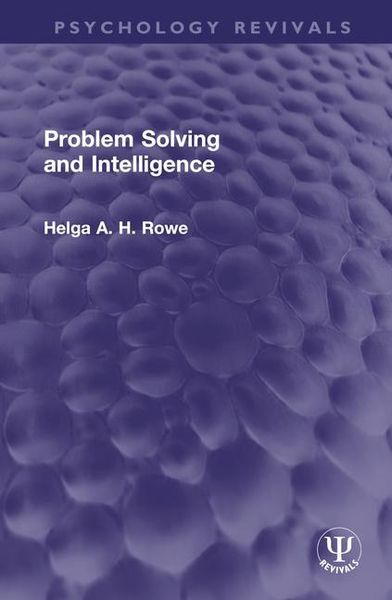 Produktbild: Rowe, H: Problem Solving and Intelligence