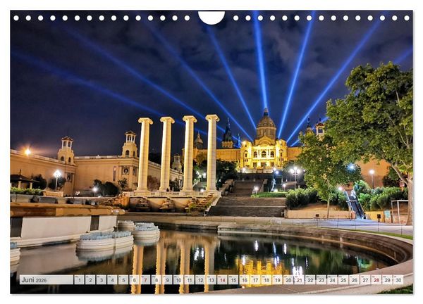 Produktbild: BARCELONA - Metropole am Mittelmeer (Wandkalender 2026 DIN A4 quer), CALVENDO Monatskalender