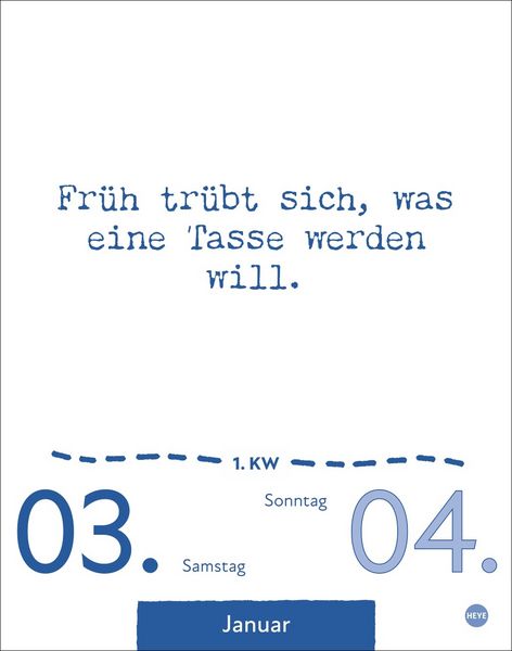 Produktbild: Dumme Spr&uuml;che f&uuml;r jeden Anlass Tagesabrei&szlig;kalender 2026