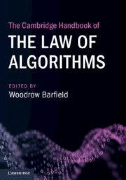 Produktbild: The Cambridge Handbook of the Law of Algorithms