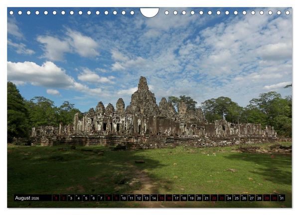 Produktbild: Angkor - Mythos im Reich der Khmer (Wandkalender 2026 DIN A4 quer), CALVENDO Monatskalender