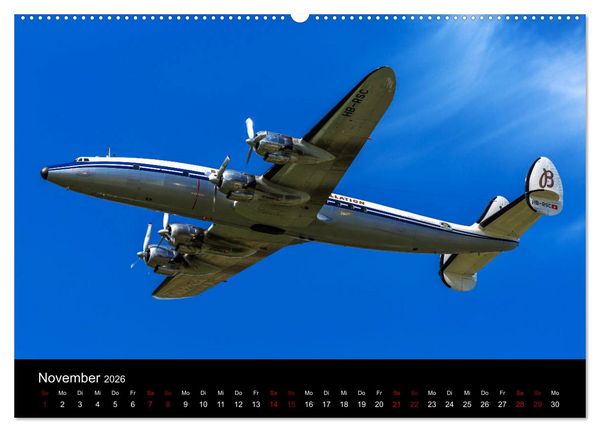 Produktbild: Oldtimer am Himmel (Wandkalender 2026 DIN A2 quer), CALVENDO Monatskalender