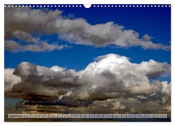 Produktbild: Wolken - Die Gesichter des Himmels (Wandkalender 2026 DIN A3 quer), CALVENDO Monatskalender
