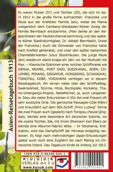 Produktbild: Tagebuch einer Schiffsreise mit dem Norddeutschen Lloyd von Genua bis nach China und Japan 1913