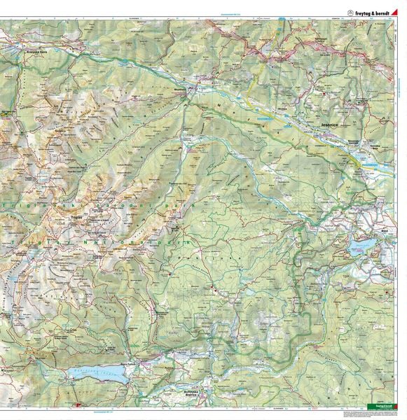 Produktbild: WK 5141 Nationalpark Triglav - Kranjska Gora - Planica - Bled, Wanderkarte 1:35.000