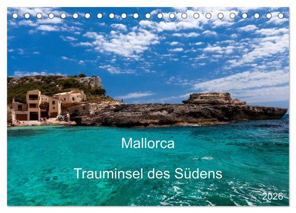 Produktbild: Mallorca - Trauminsel des S&uuml;dens (Tischkalender 2026 DIN A5 quer), CALVENDO Monatskalender