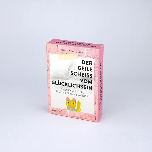 Produktbild: Der geile Schei&szlig; vom Gl&uuml;cklichsein &ndash; 55 Gl&uuml;ckskarten, die dein Leben ver&auml;ndern