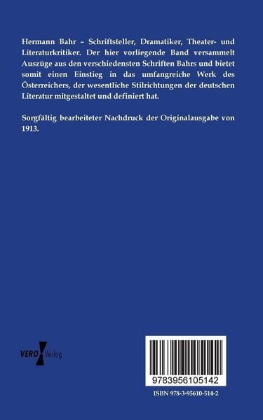 Produktbild: Das Hermann Bahr Buch