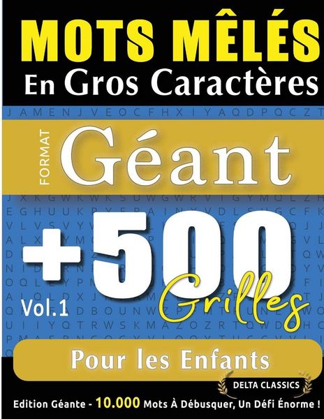 Produktbild: MOTS M&Ecirc;L&Eacute;S EN GROS CARACT&Egrave;RES FORMAT G&Eacute;ANT