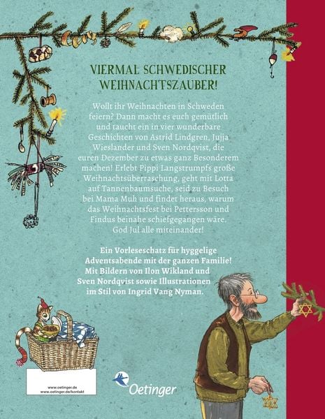 Produktbild: God Jul! Weihnachten mit Pippi Langstrumpf, Pettersson und Findus, Lotta und Mama Muh